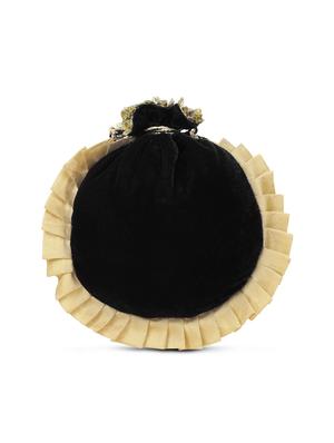 black velvet ethnic handbag - 17255856 - Standard Image - 2