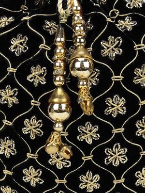 black velvet ethnic handbag - 17255856 - Standard Image - 4