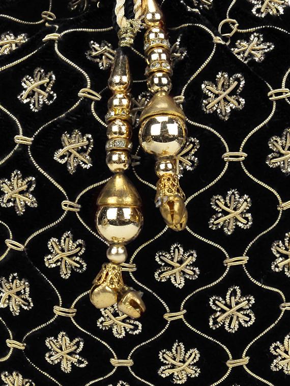 black velvet ethnic handbag - 17255856 - Zoom Image - 4