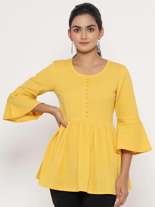 bell sleeves a-line top - 17255893 - Standard Image - 1