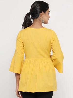 bell sleeves a-line top - 17255893 - Standard Image - 3
