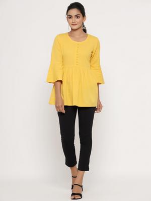bell sleeves a-line top - 17255893 - Standard Image - 4