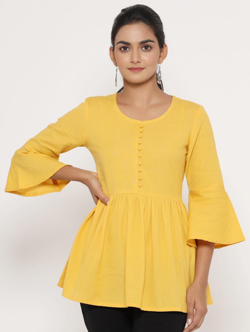 bell sleeves a-line top - 17255893 - Zoom Image - 1
