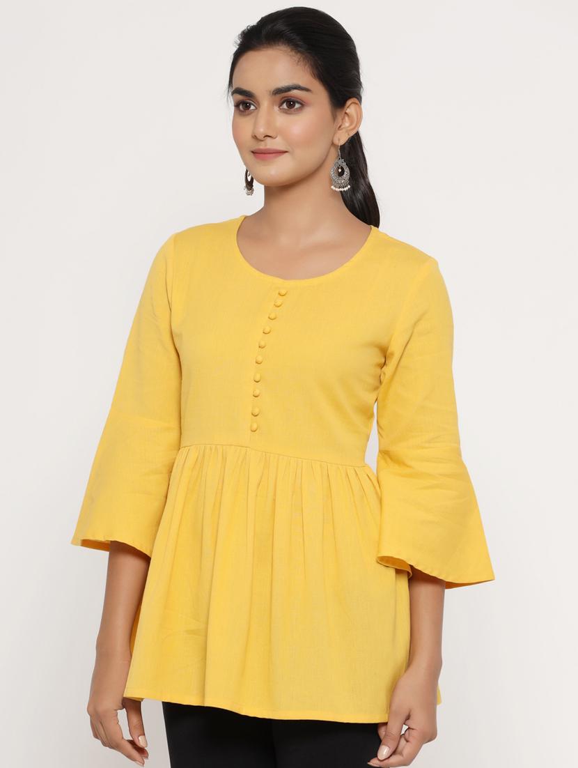 bell sleeves a-line top - 17255893 - Zoom Image - 2