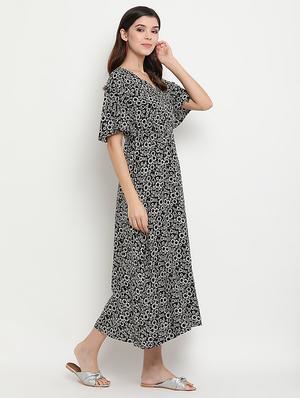 floral maxi dress - 17256332 - Standard Image - 2