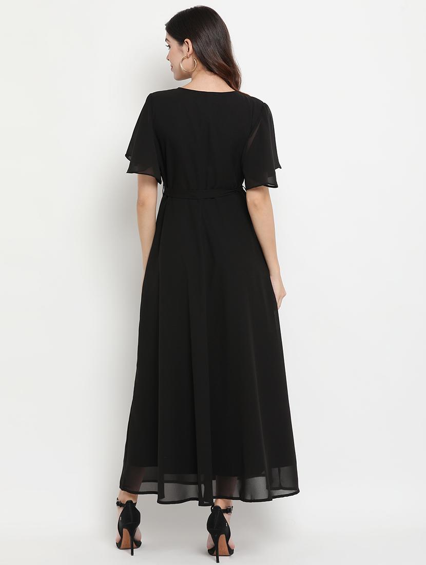 flutter sleeves maxi dress - 17256335 - Zoom Image - 3