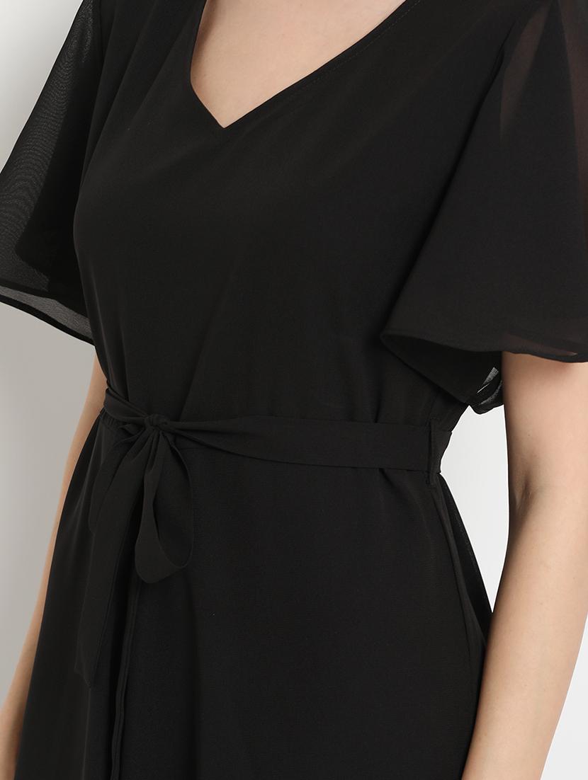 flutter sleeves maxi dress - 17256335 - Zoom Image - 4