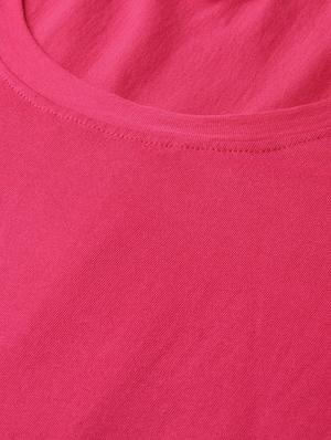 round neck plus a-line dress - 17256391 - Standard Image - 4