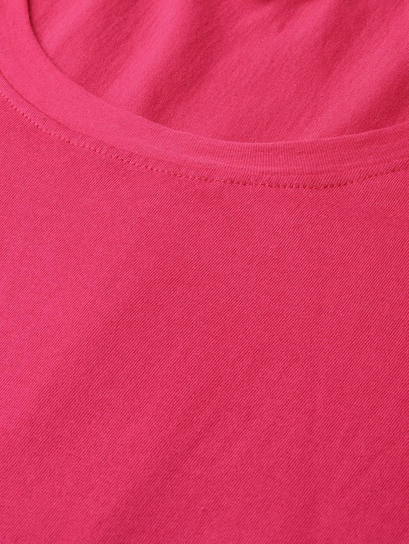 round neck plus a-line dress - 17256391 - Zoom Image - 4