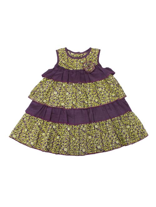 multi colored cotton frock - 17256573 - Standard Image - 1