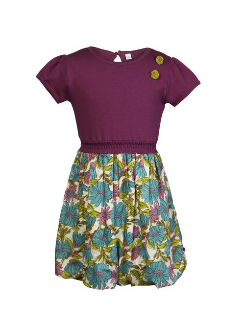 purple cotton frock - 17256575 - Standard Image - 1
