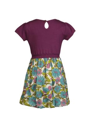 purple cotton frock - 17256575 - Standard Image - 2