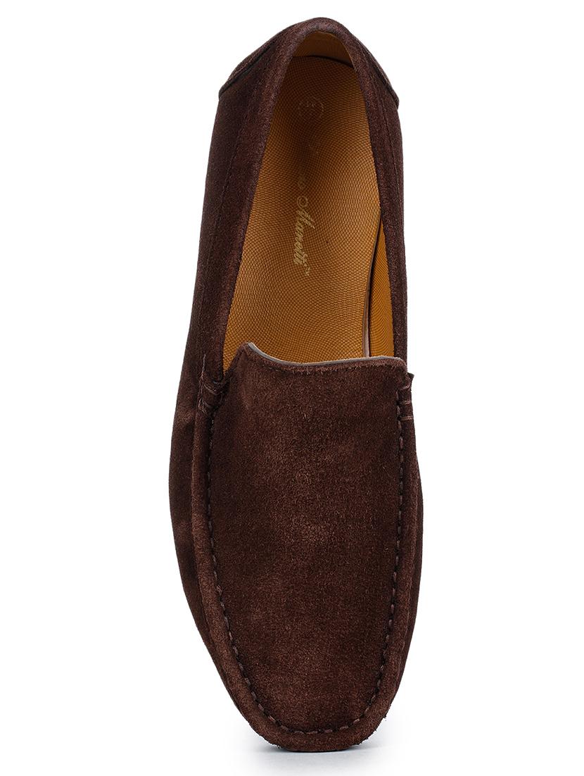 brown suede slip on loafers - 17257104 - Zoom Image - 4