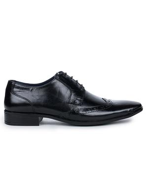 black leather laceup derbies - 17257129 - Standard Image - 2