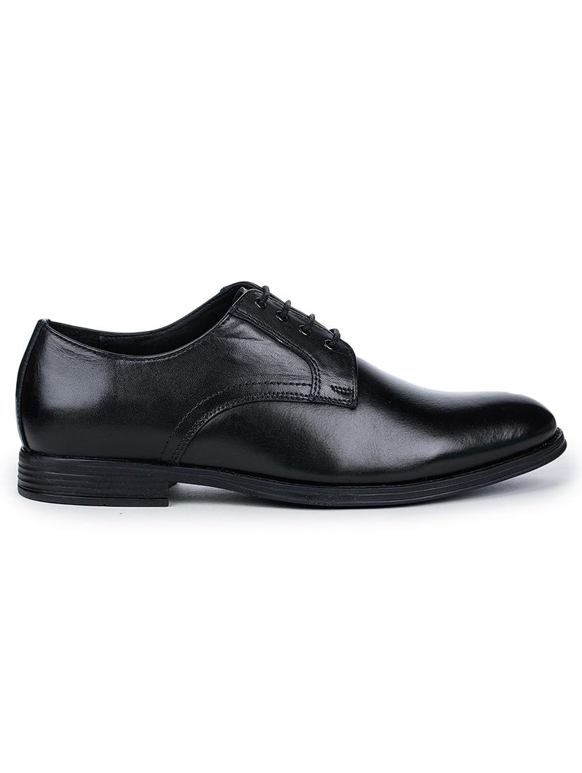 black leather laceup derbies - 17257131 - Zoom Image - 2