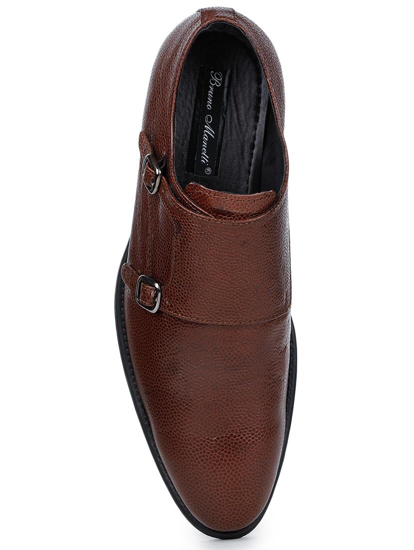 brown leather slip on ons - 17257540 - Zoom Image - 4
