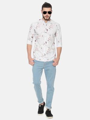white floral printed short kurta - 17257613 - Standard Image - 4
