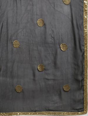 ruffle embroidered saree with blouse - 17257805 - Standard Image - 6