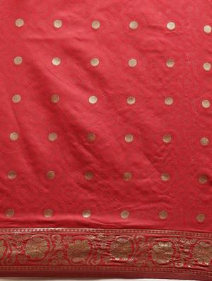 self design banarasi saree with blouse - 17257810 - Standard Image - 6