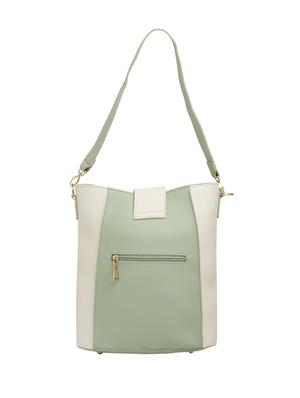 green leatherette (pu) hobo handbag - 17257949 - Standard Image - 2