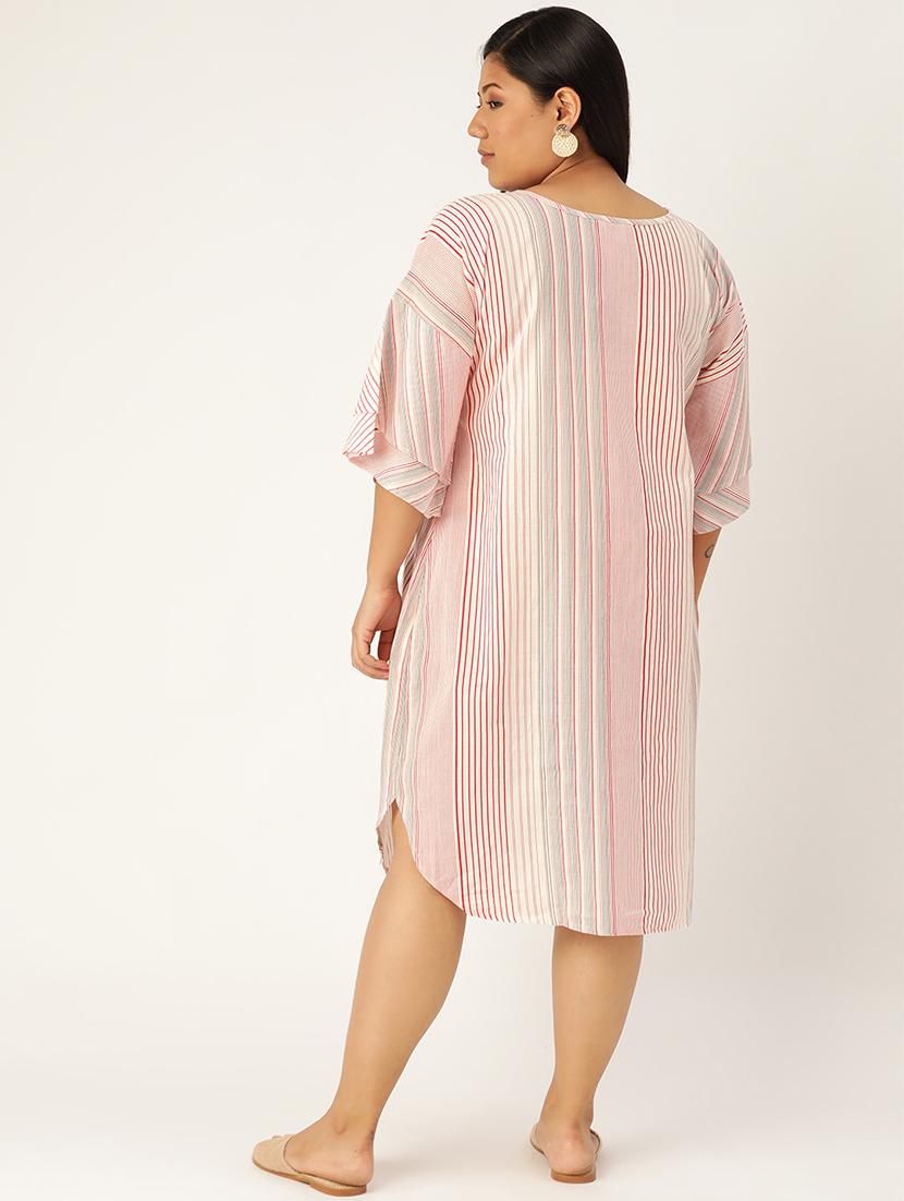 striped plus dress - 17258190 - Zoom Image - 3