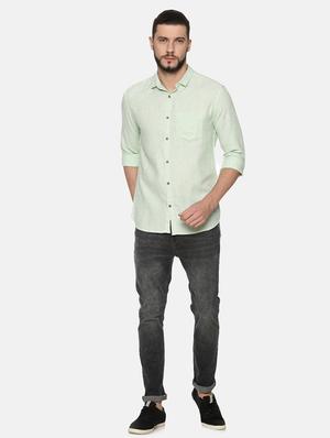 green checkered casual shirt - 17258358 - Standard Image - 4