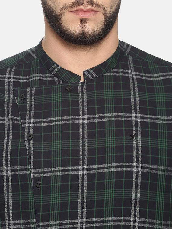 green checkered casual shirt - 17258393 - Zoom Image - 5