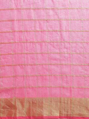 checkered kota doria saree with blouse - 17258884 - Standard Image - 4
