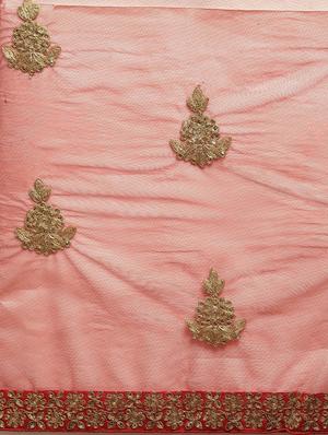 self design embroidered saree with blouse - 17258886 - Standard Image - 5