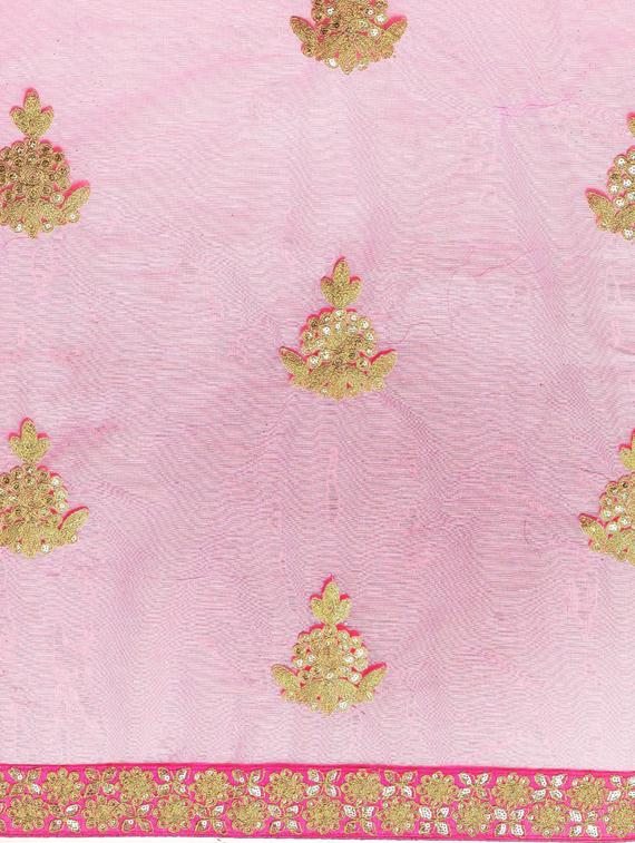self design embroidered saree with blouse - 17258888 - Zoom Image - 5