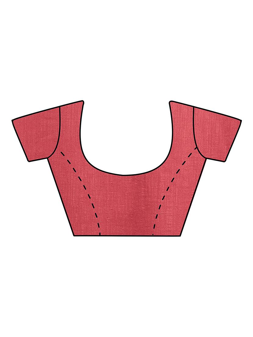 ruffle solid plain saree with blouse - 17260367 - Zoom Image - 3
