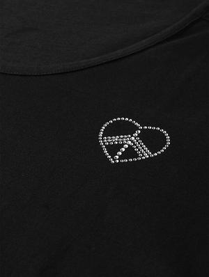 v neck solid tee - 17260548 - Standard Image - 5