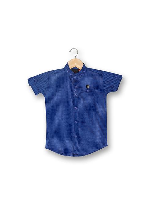 blue cotton shirt - 17260567 - Standard Image - 1