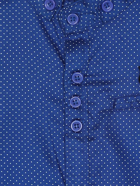 blue cotton shirt - 17260567 - Zoom Image - 3