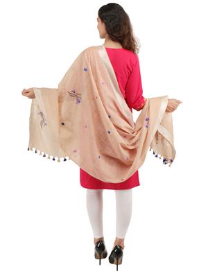 floral embroidered dupatta - 17260661 - Standard Image - 2