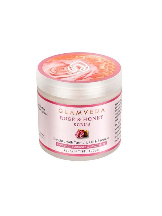 glamveda rose & honey face scrub | 100 g| allskin type| paraben free - 17260725 - Zoom Image - 2