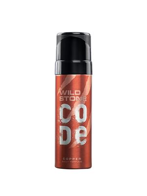 wild stone code titanium, copper and gold body perfume for men 120ml (pack of 3) - 17260865 - Standard Image - 2