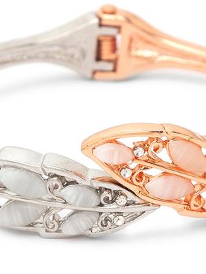 pink metal cuffs bracelet - 17261008 - Standard Image - 3