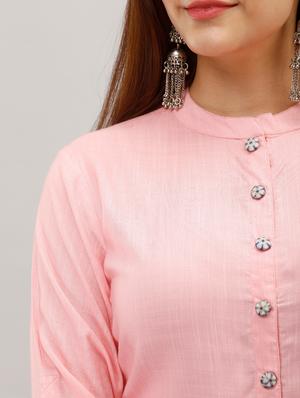 solid straight kurta - 17261024 - Standard Image - 5