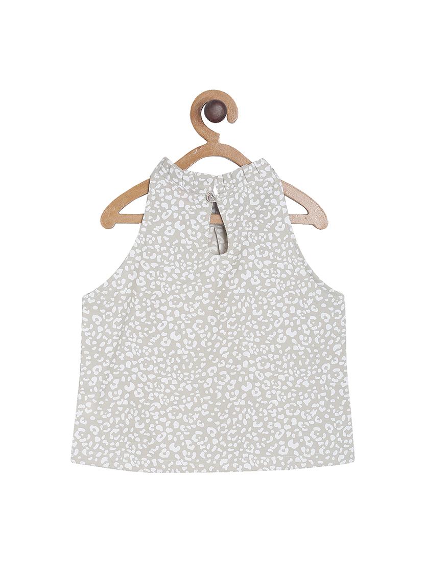 beige cotton regular top - 17261066 - Zoom Image - 2