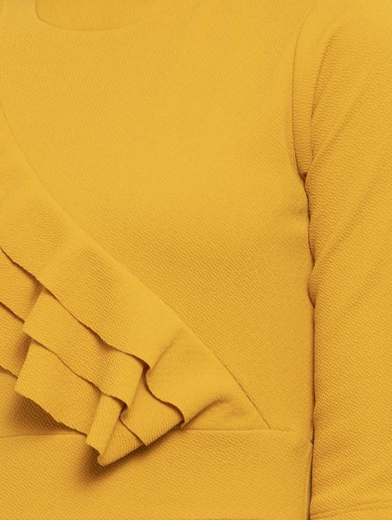 frill detail high-low top - 17261793 - Zoom Image - 4