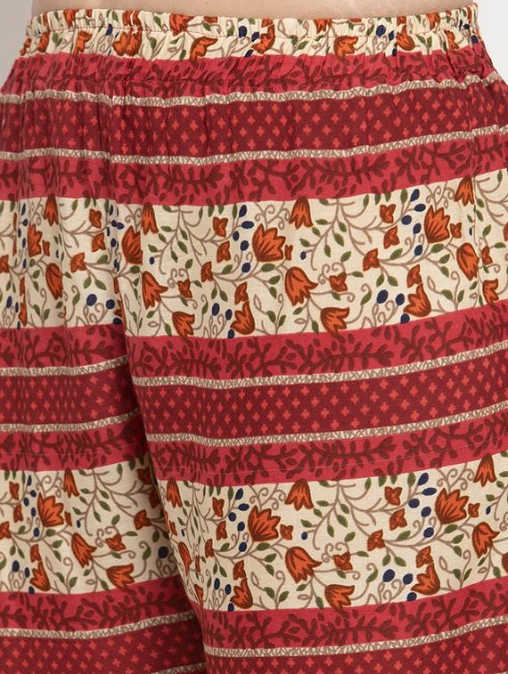mid rise printed palazzo - 17262076 - Zoom Image - 5