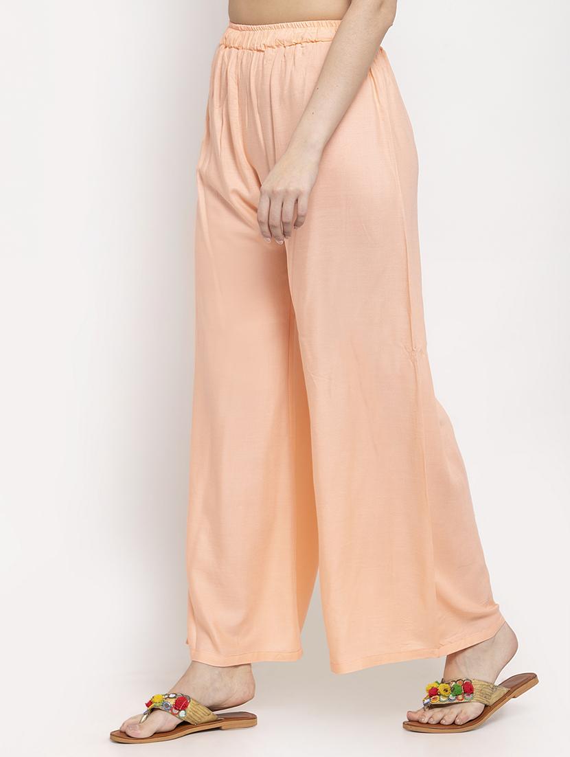 mid rise solid palazzo - 17262091 - Zoom Image - 2