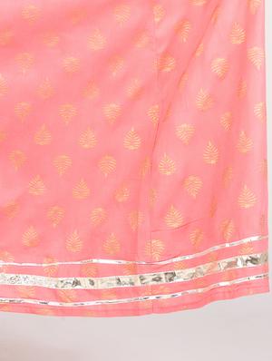 pink rayon maxi skirt - 17262448 - Standard Image - 4