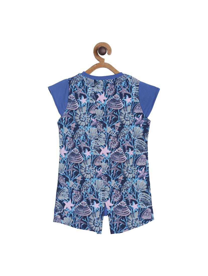 blue cotton regular tees - 17262641 - Zoom Image - 2