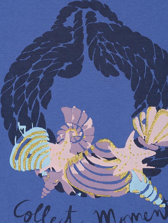 blue cotton regular tees - 17262641 - Zoom Image - 3