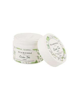 glamveda green tea recharge & renew scrub | 250 g| all skin type| paraben free - 17262655 - Standard Image - 2