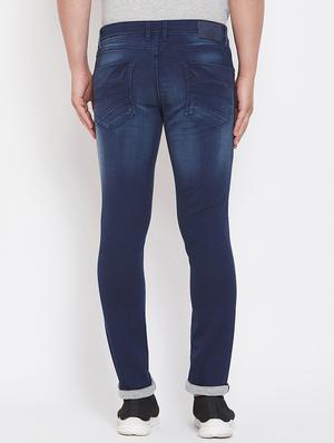 blue light washed denim jean - 17263447 - Standard Image - 4