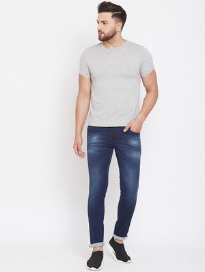 blue light washed denim jean - 17263447 - Standard Image - 5
