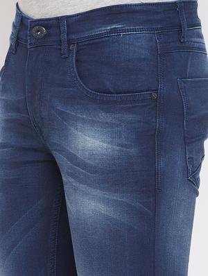 blue light washed denim jean - 17263447 - Standard Image - 6